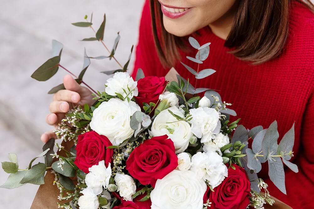 regalos de san valentín y flores