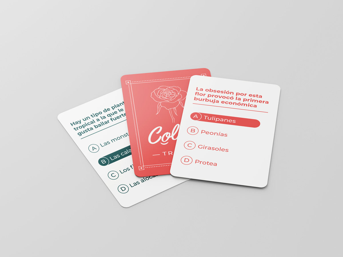 juego sobre flores y plantas