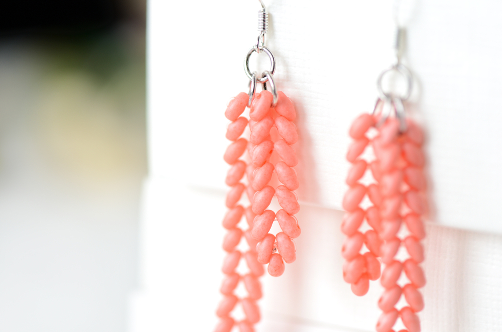 pendientes coral