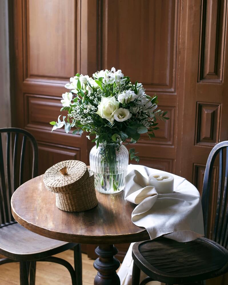 decoración del comedor alpine 