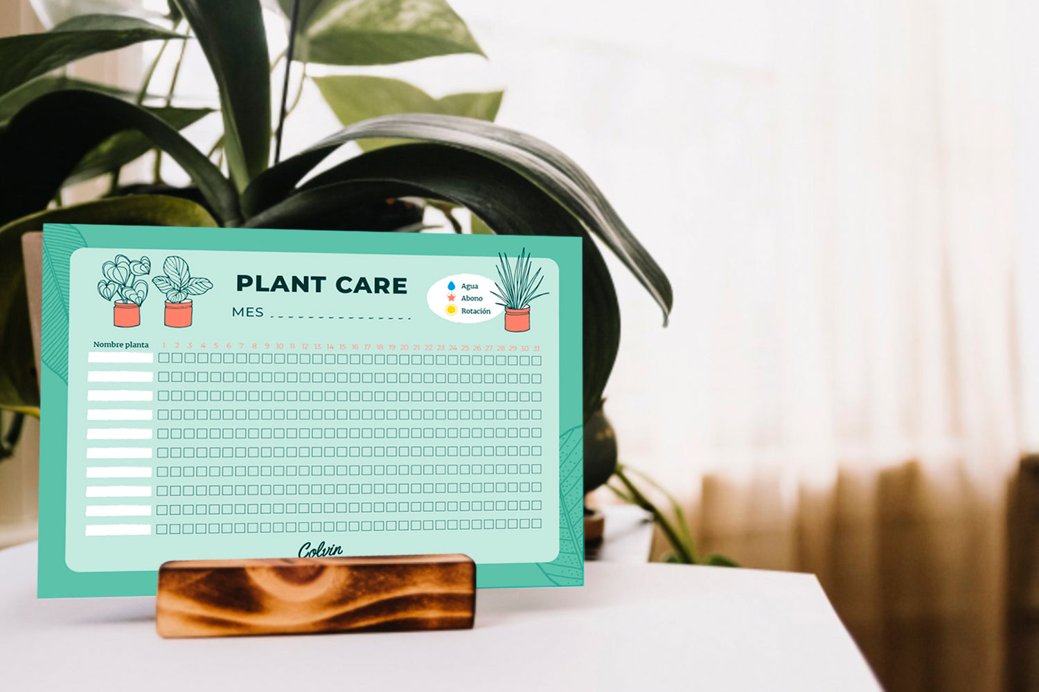 planificador de plantas