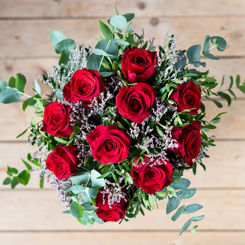 rosas para san valentín ramo
