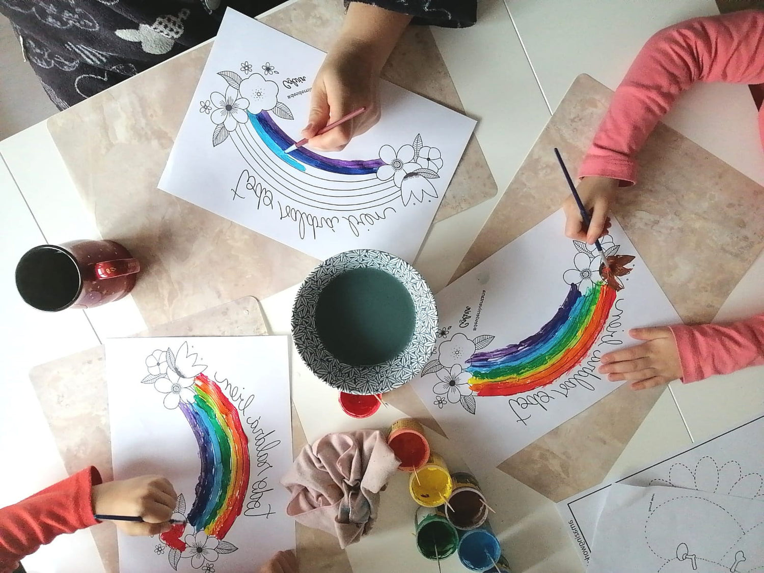 Dibujos para colorear en casa