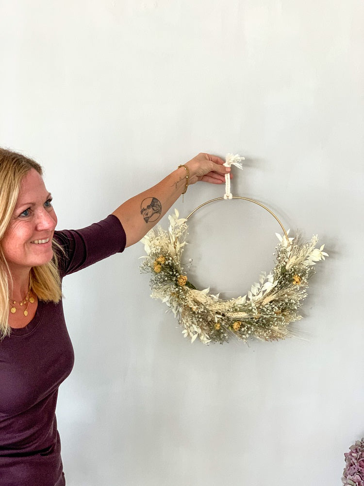 tutorial de flor seca