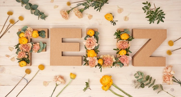 letras florales colvin