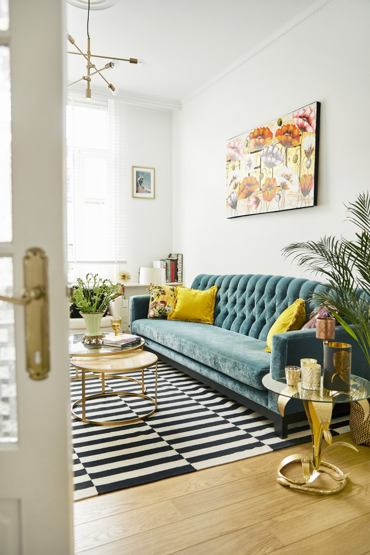 como decorar un salon con plantas