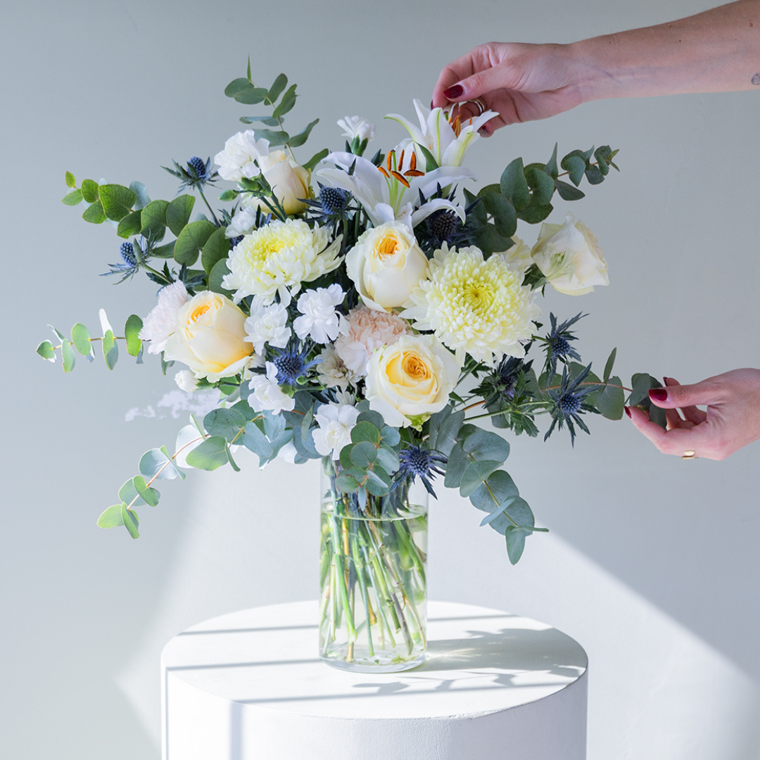 El Clásico - Ramo de flores blancas