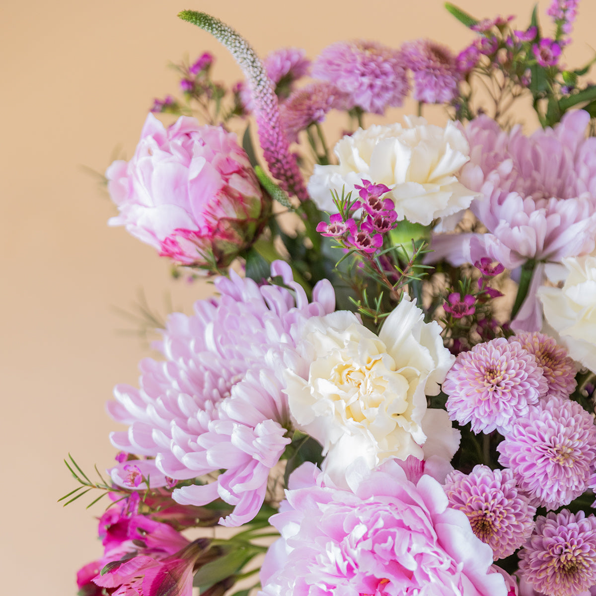 Enchanté - Ramo com Peónias Rosas