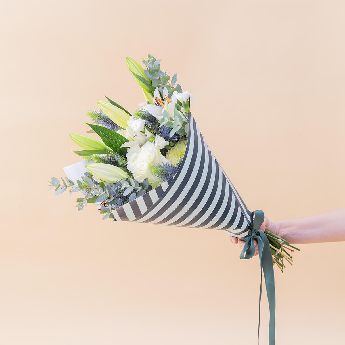 El Clásico - Ramo de flores blancas