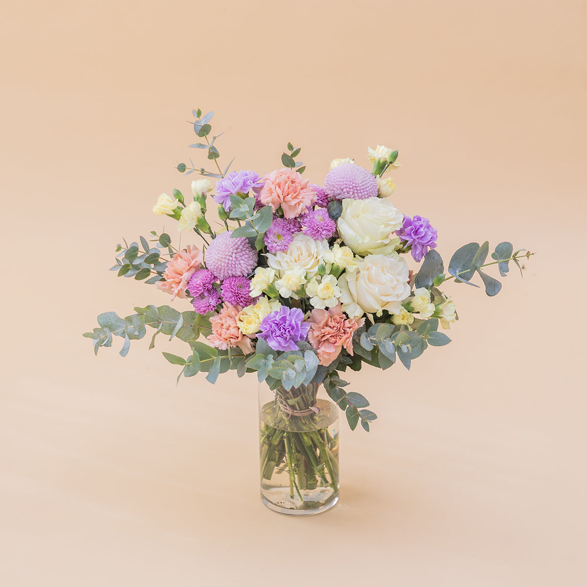 El Pastel - Ramo con flores crema