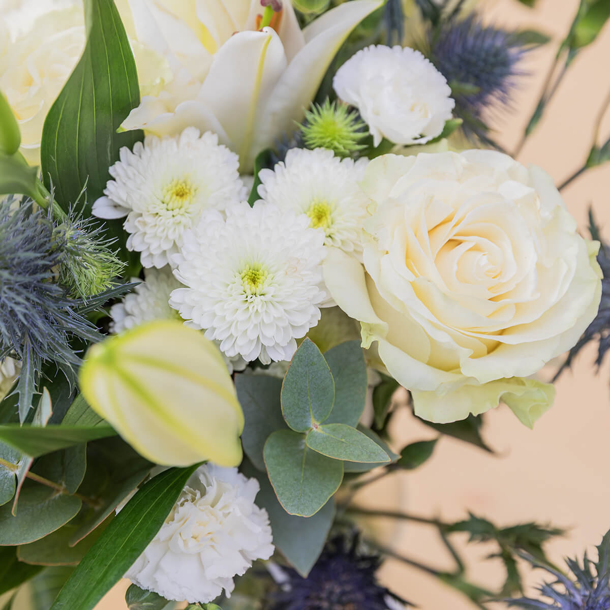 El Clásico - Ramo de flores blancas