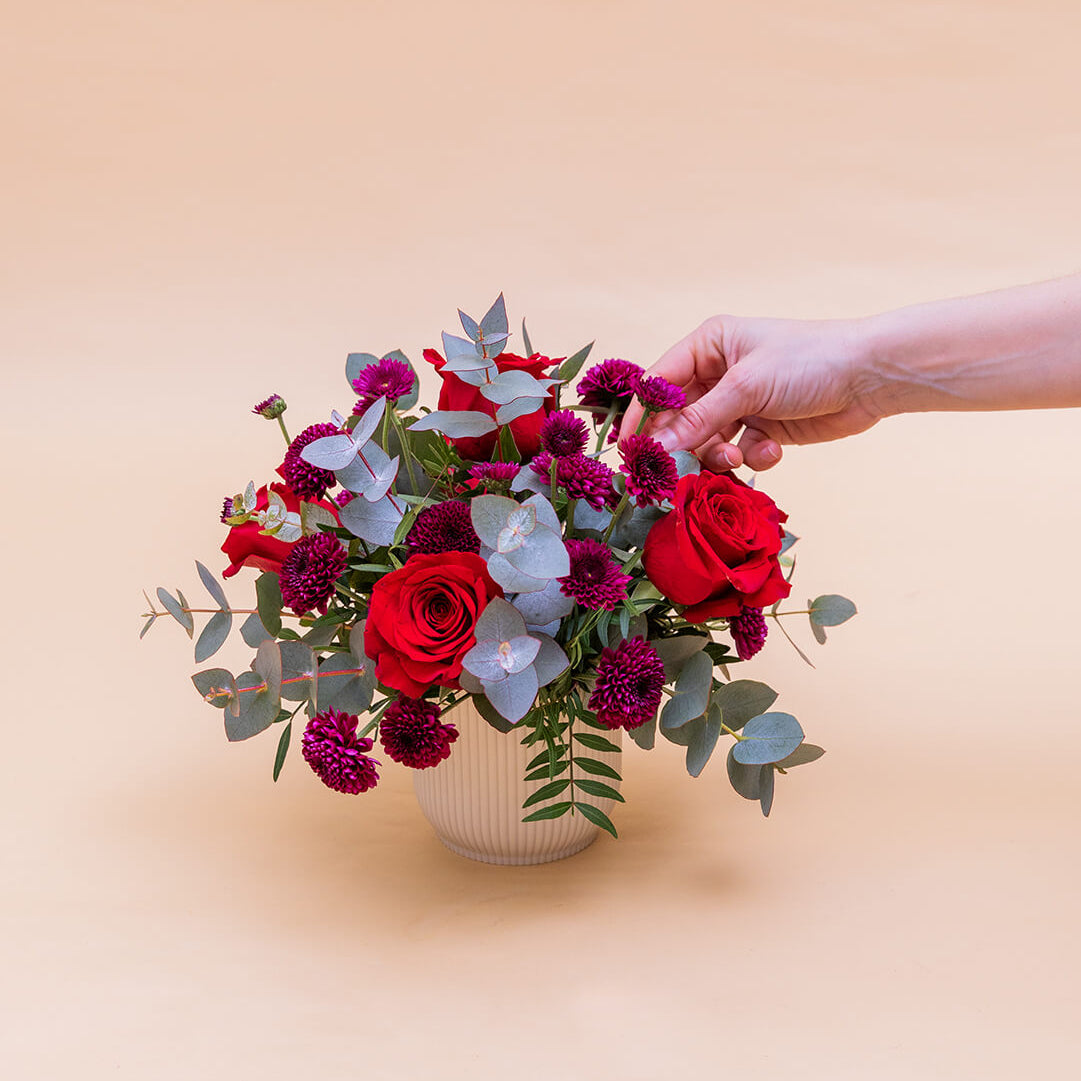 El Romántico - Arreglo con rosas rojas