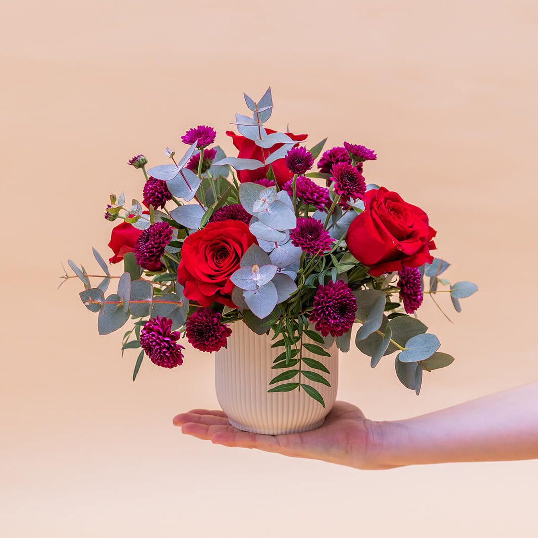 El Romántico - Arreglo con rosas rojas