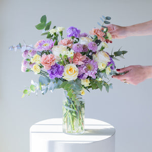 El Pastel - Ramo con flores crema