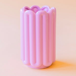 Lola - Jarrón rosa de cerámica 20cm