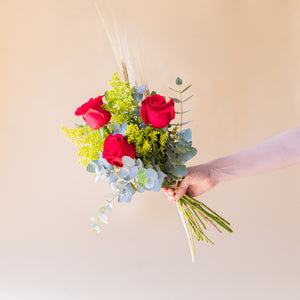 La Leyenda - Ramo de 3 Rosas con Espiga