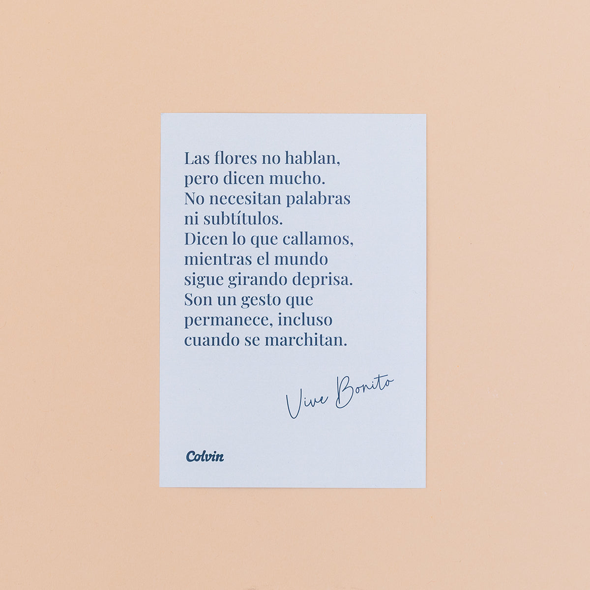Postal - Más que flores