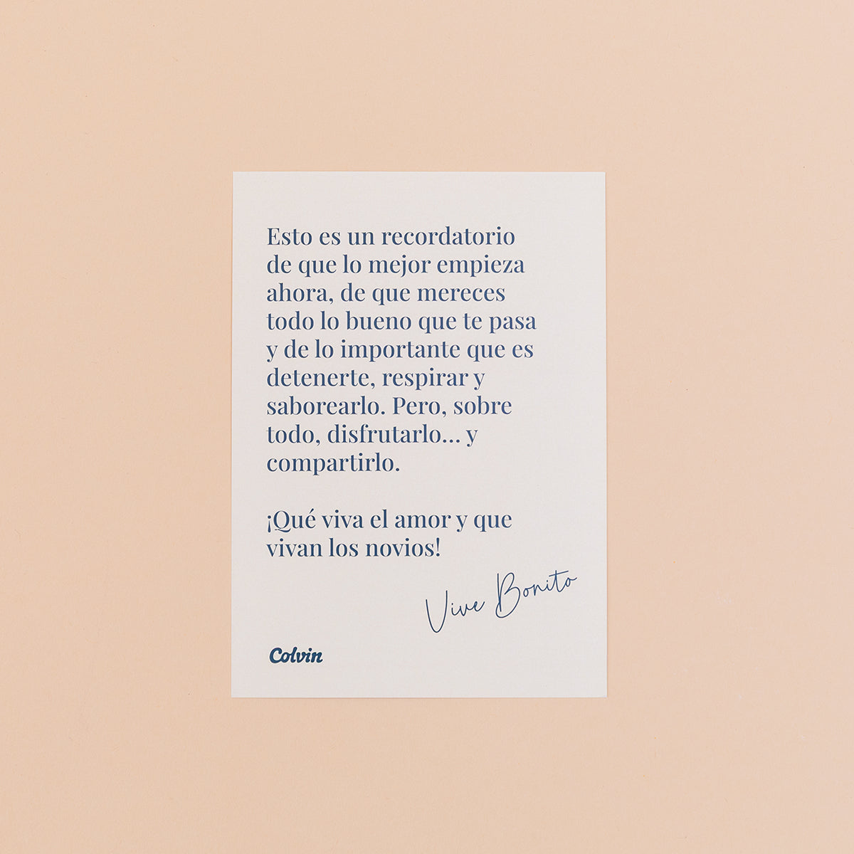 Postal - Viva la Novia
