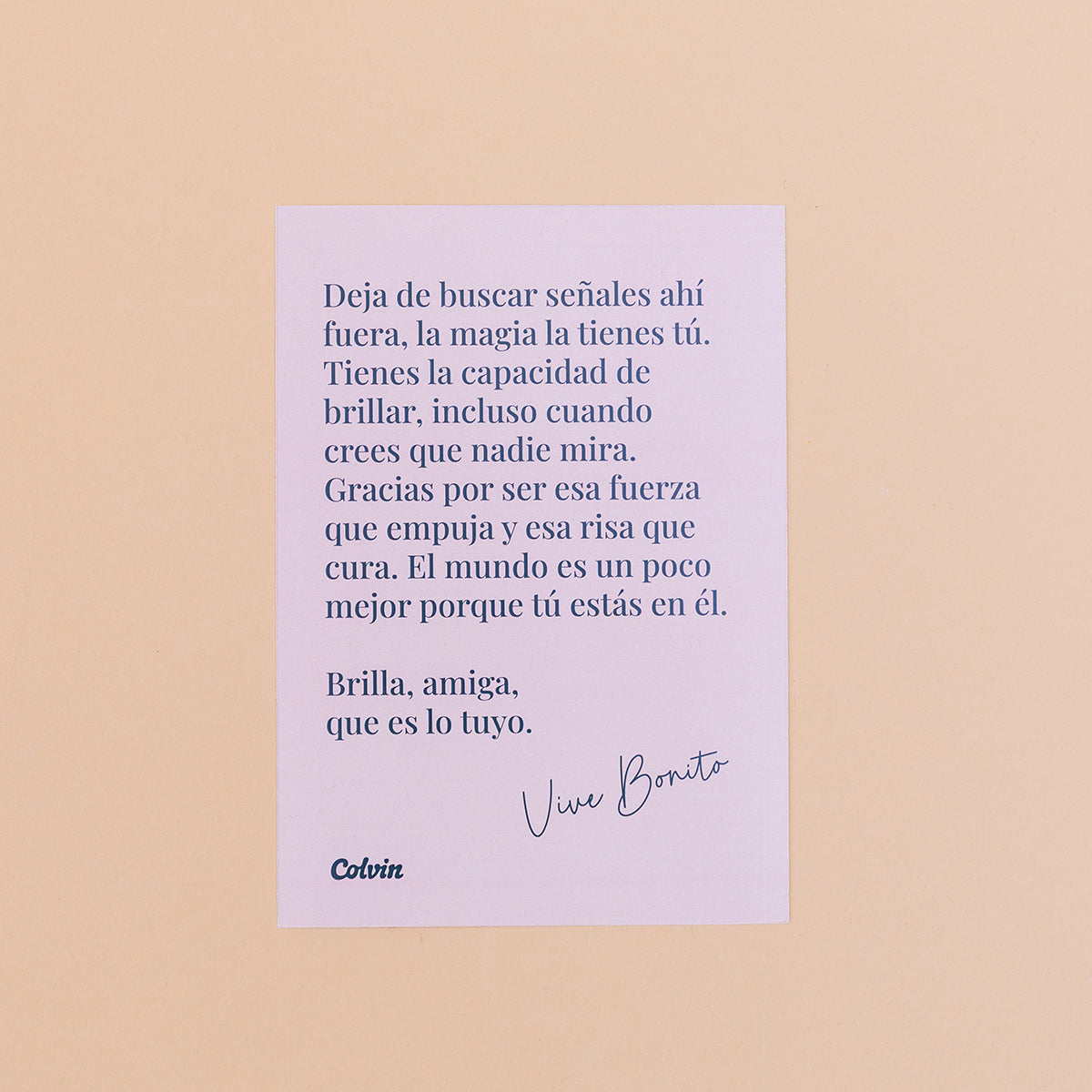 Postal - Para ti amiga