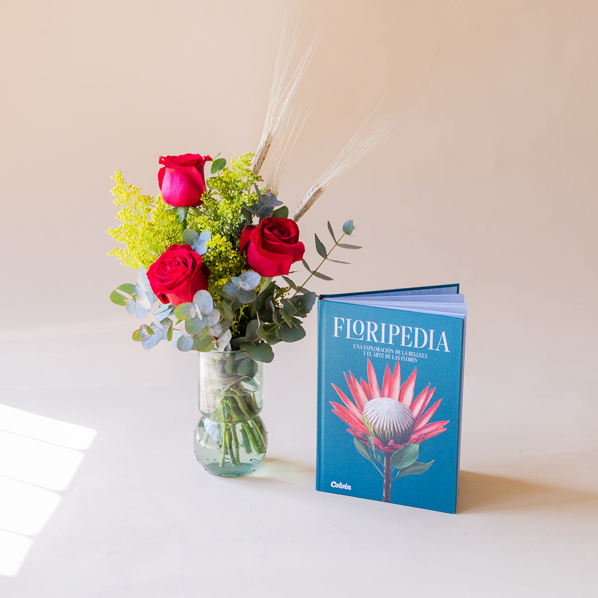 La Leyenda - Ramo de 3 Rosas con Espiga