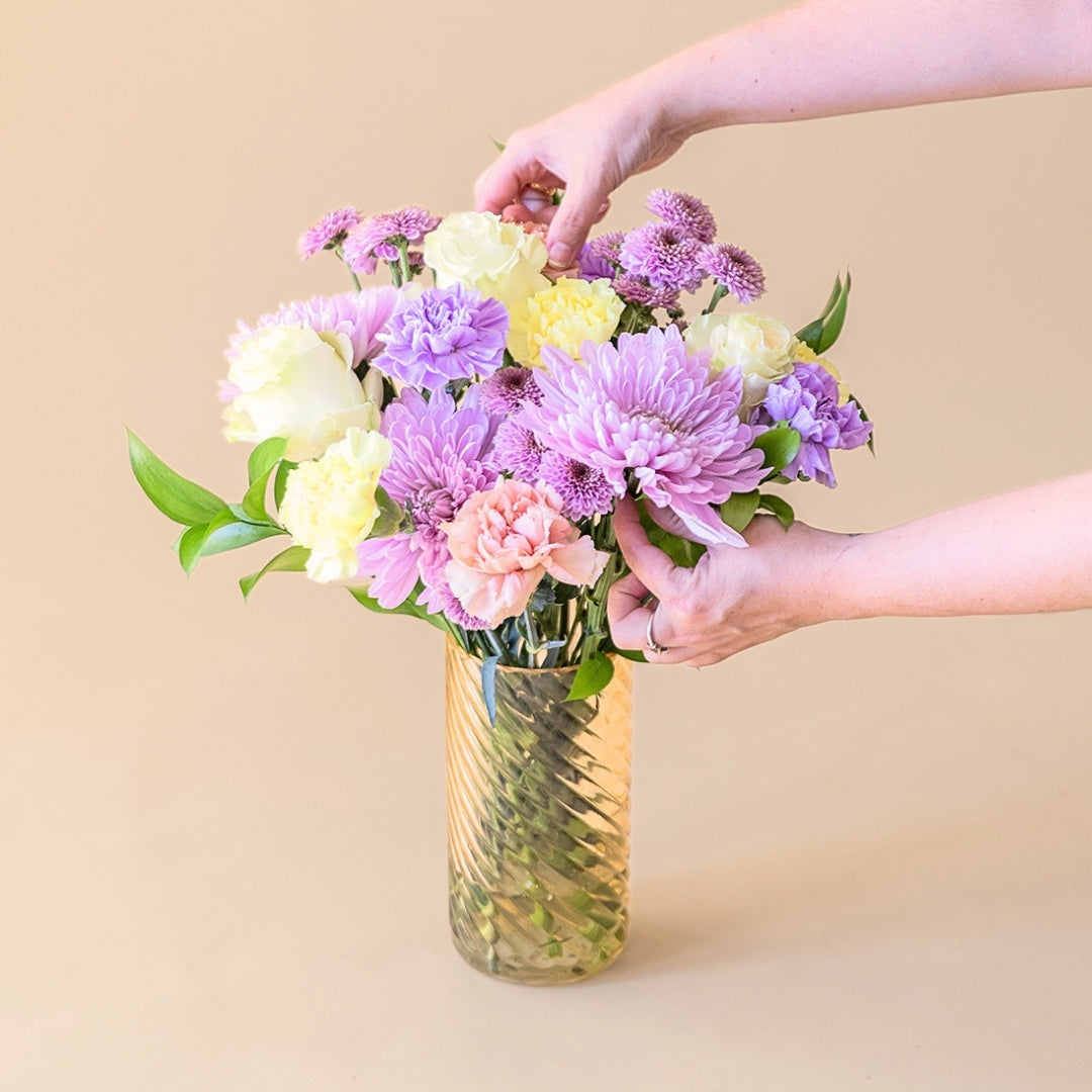 El Pastel - Ramo con flores crema