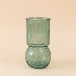 Jarrón verde texturizado 17cm