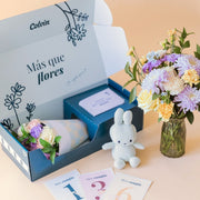 Gift set nacimiento con pastel de bienvenida para bebé - Colvin