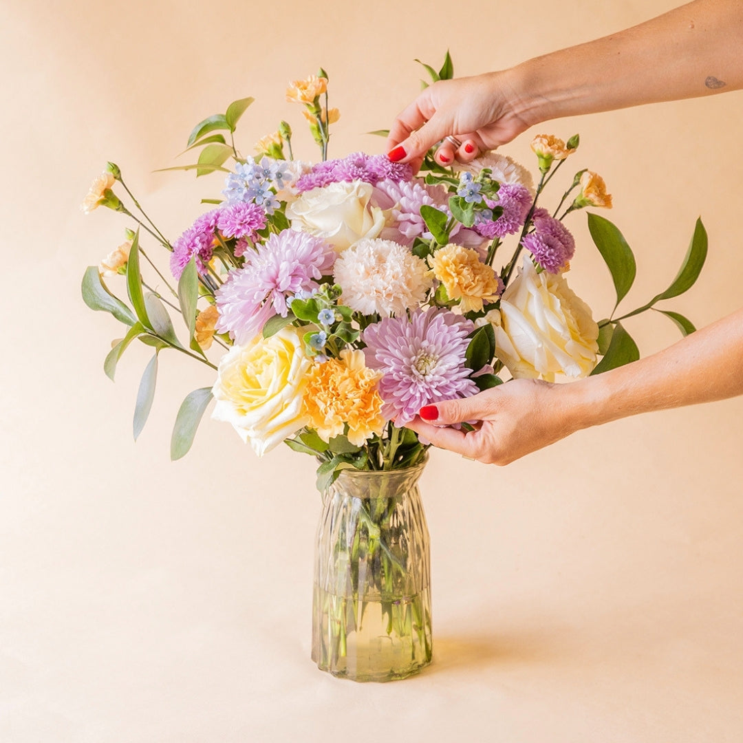 El Pastel - Ramo con flores crema