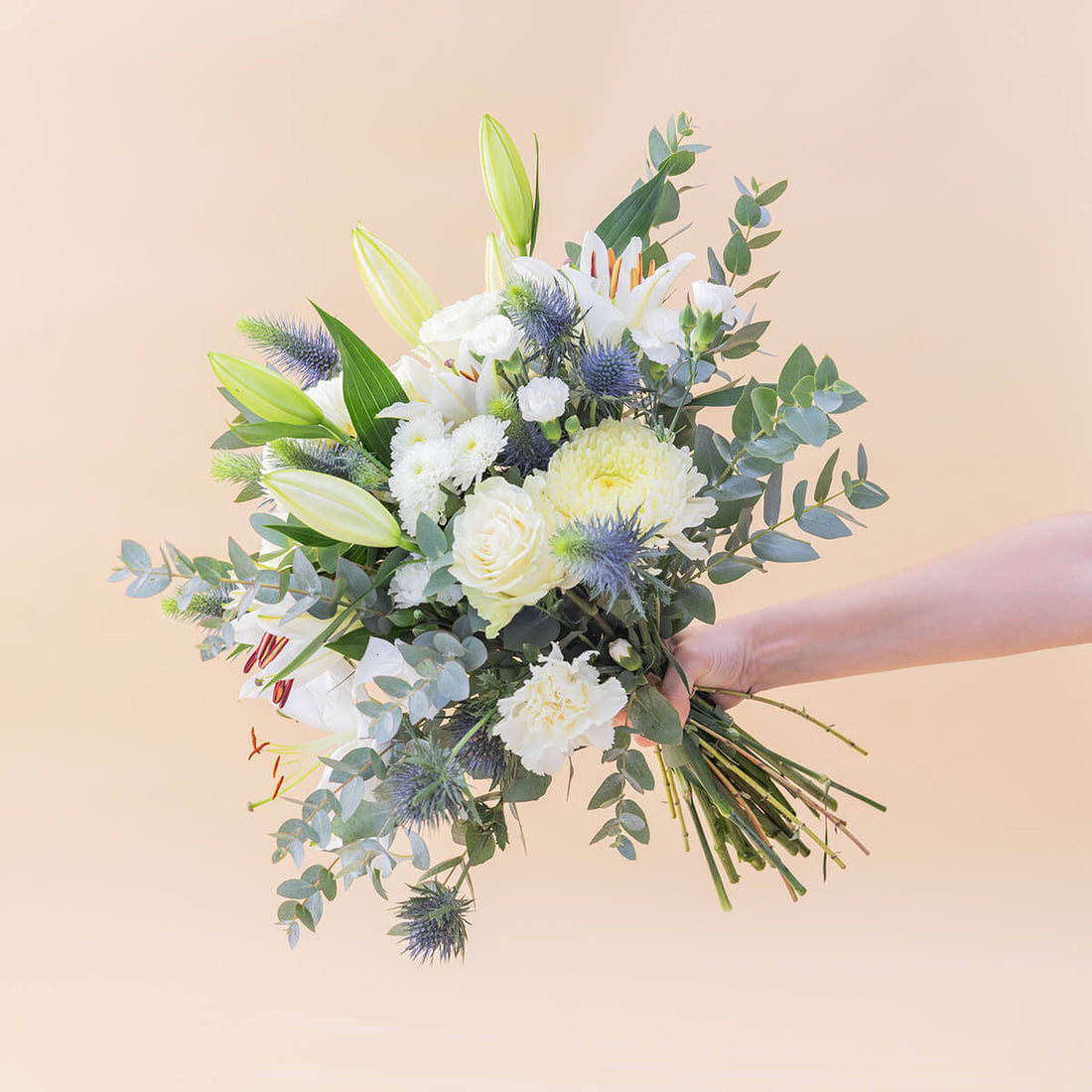 El Clásico - Ramo de flores blancas