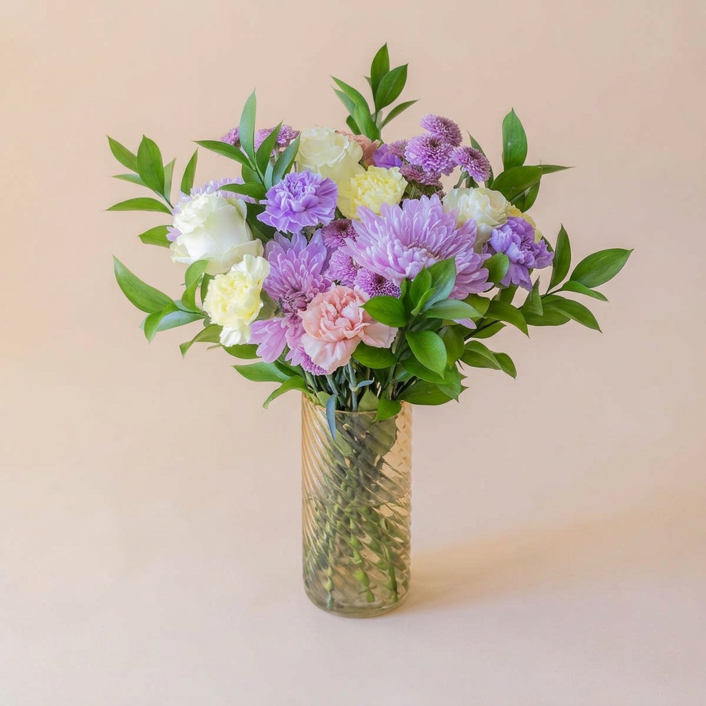 El Pastel - Ramo con flores crema