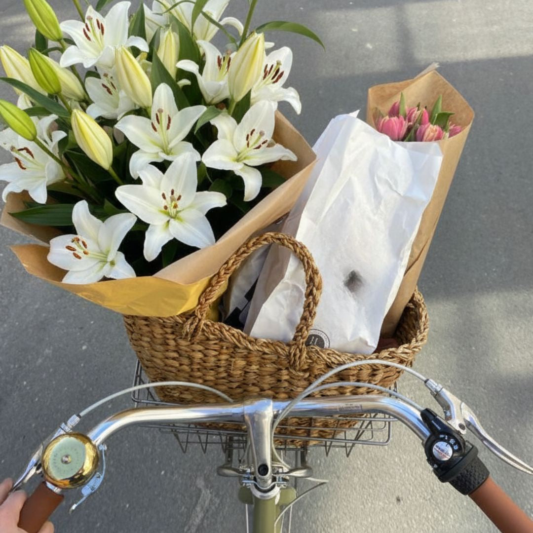 Lírios brancos - Uma seleção de lírios orientais