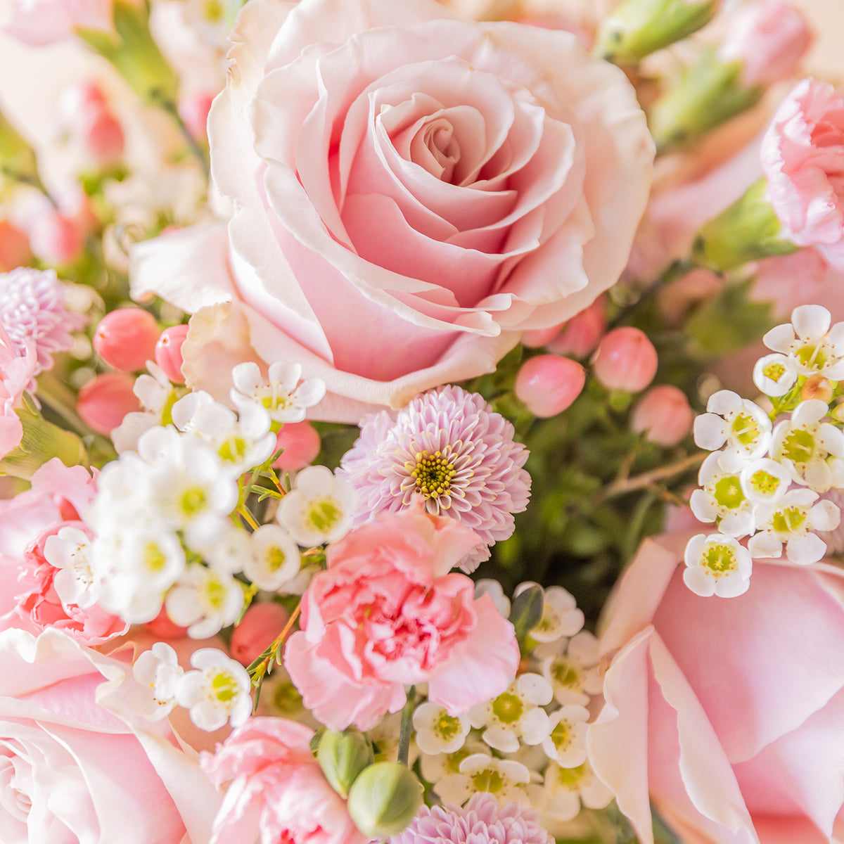 O Doce - Arranjo com rosas cor-de-rosa