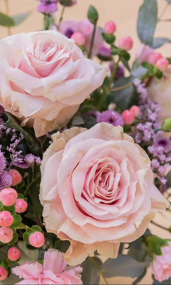 Ramo de flores rosas a domicilio