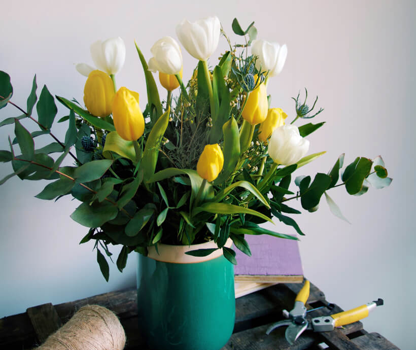 Ramo de tulipanes con envío a domicilio | Colvin
