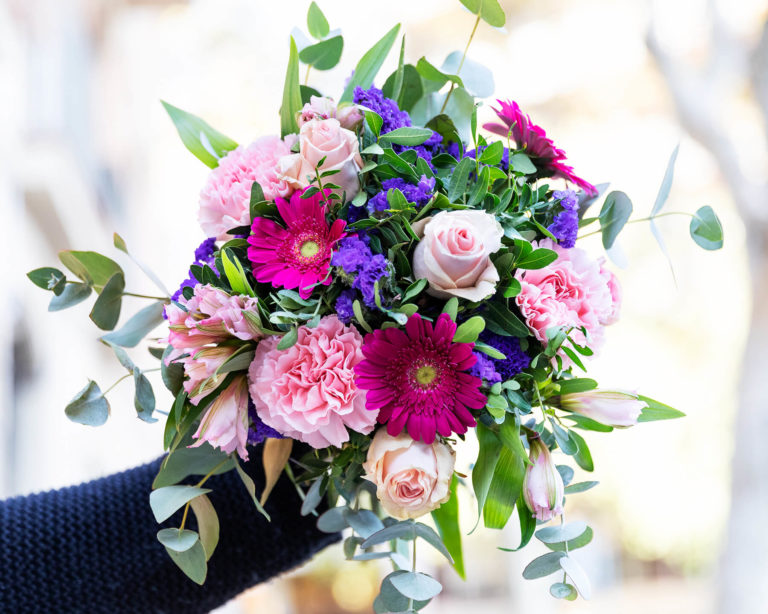 Ramo de flores para os avós